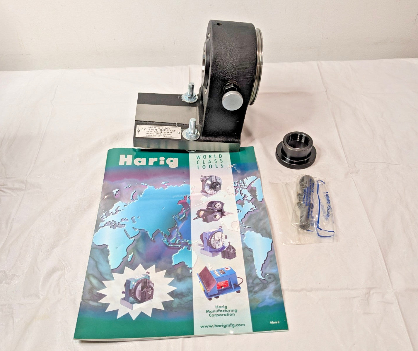 Harig 5C Horizontal Spin Collet Indexer 24 Increment 122-100