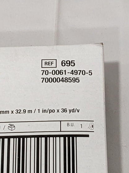 3M Polyethylene Film Tape 1" W, 110' L, 3.0000 mil Thick (2 Rolls) 700