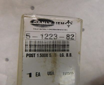 Danly Press Fit Ball Bearing Guide Post 1-1/2" x 5-3/4" Hardened Steel 5-1223-82