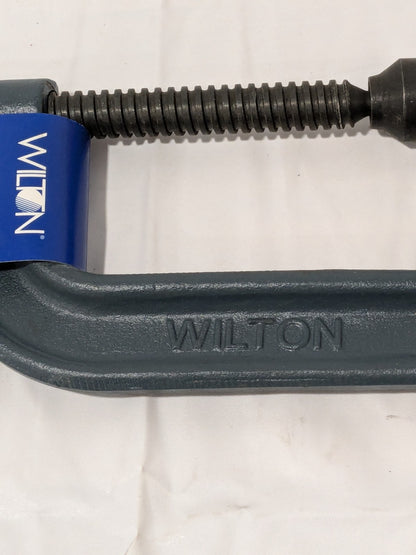 Wilton C-Clamp: 4" Max Opening, 2-5/16" Throat Depth, Regular-Duty 14742