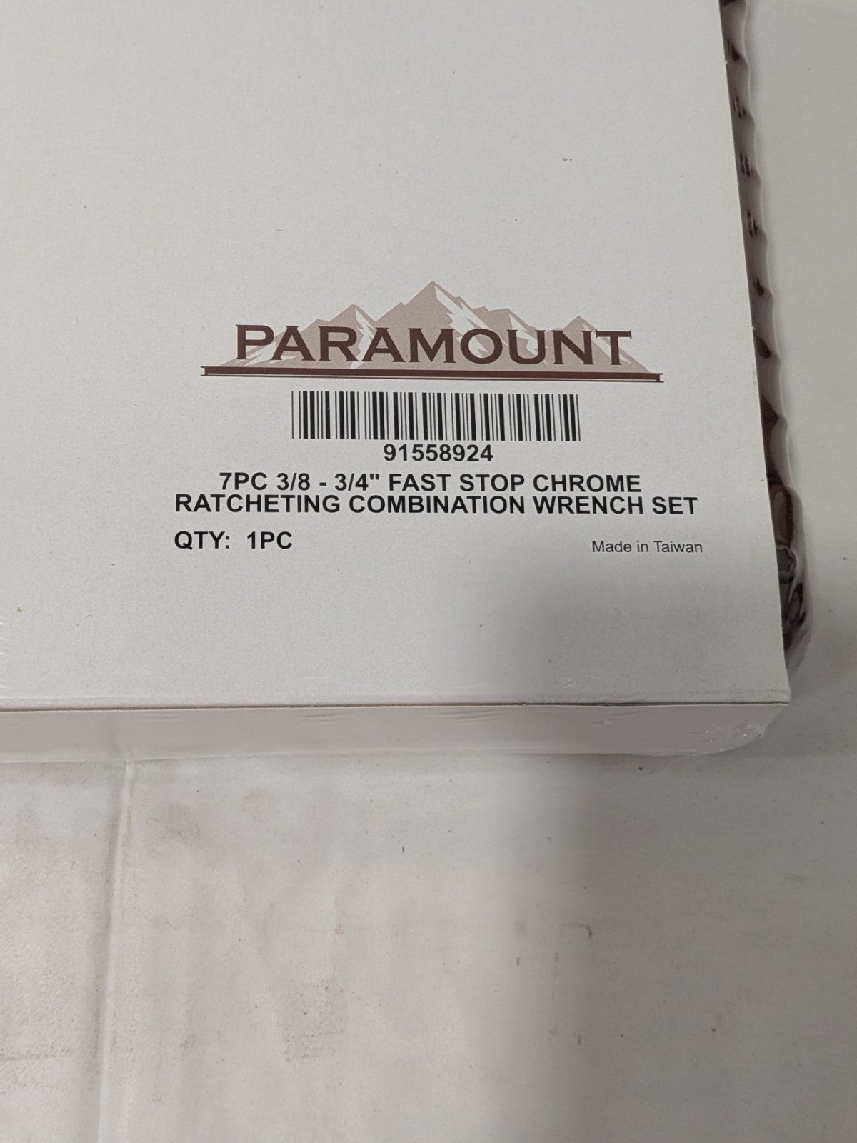 Paramount Reversible Combination Wrench Set: 7 Pc, 3/8 to 3/4" PAR-7PCSB5R-IN