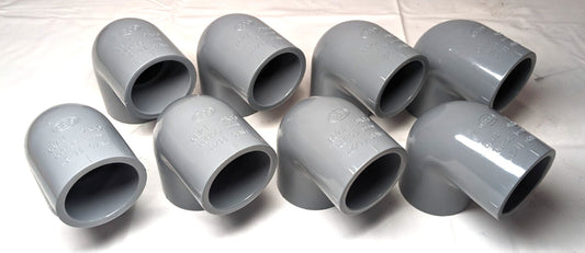 PRO-SOURCE  1-1/2" CPVC Plastic Pipe 90° Elbow *QTY 8*  90340100409