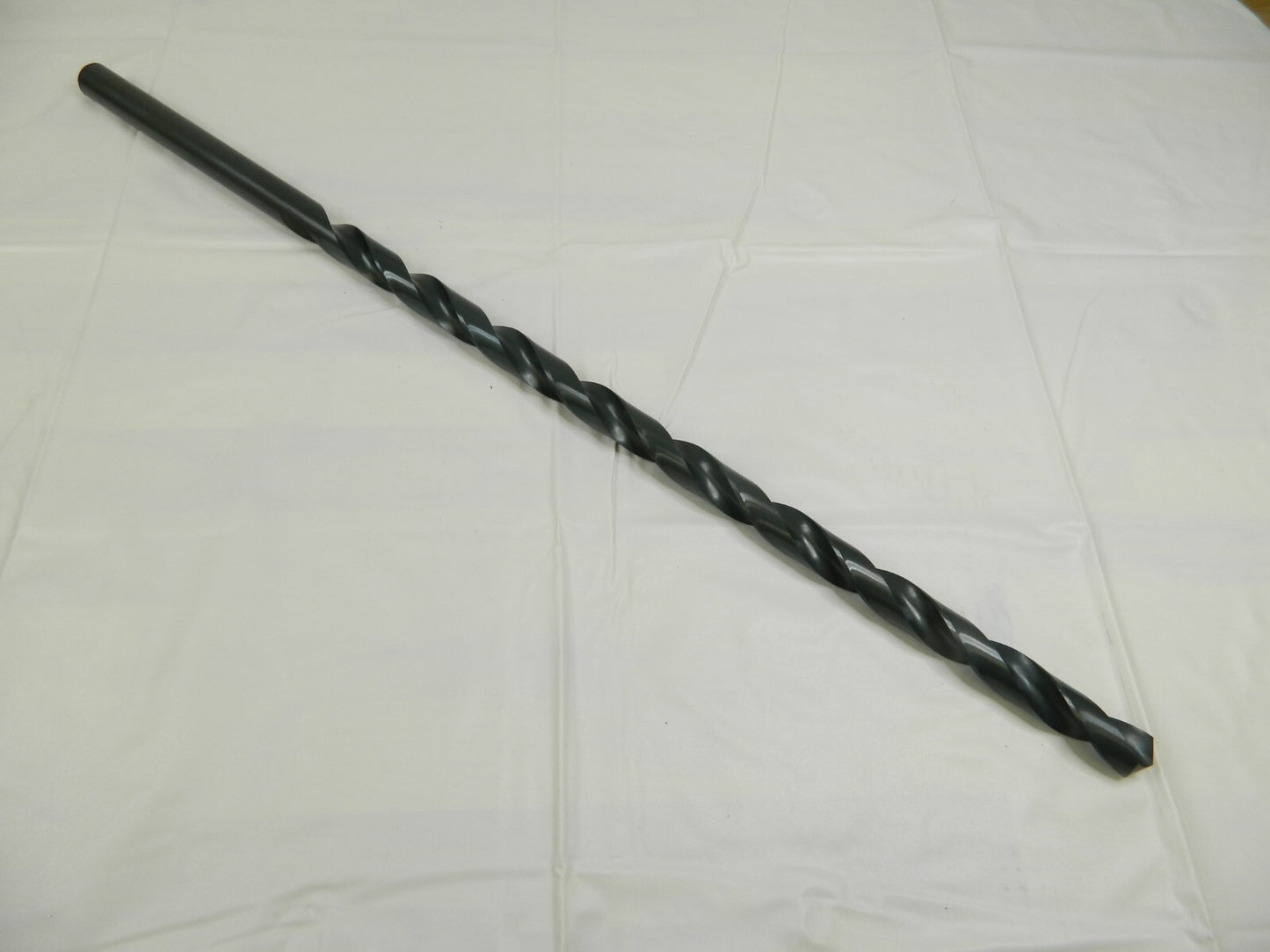 HERTEL HSS Extra Length Drill Bit 0.75 Dia, 118 °, 18 FL L, 24 OAL 89315758