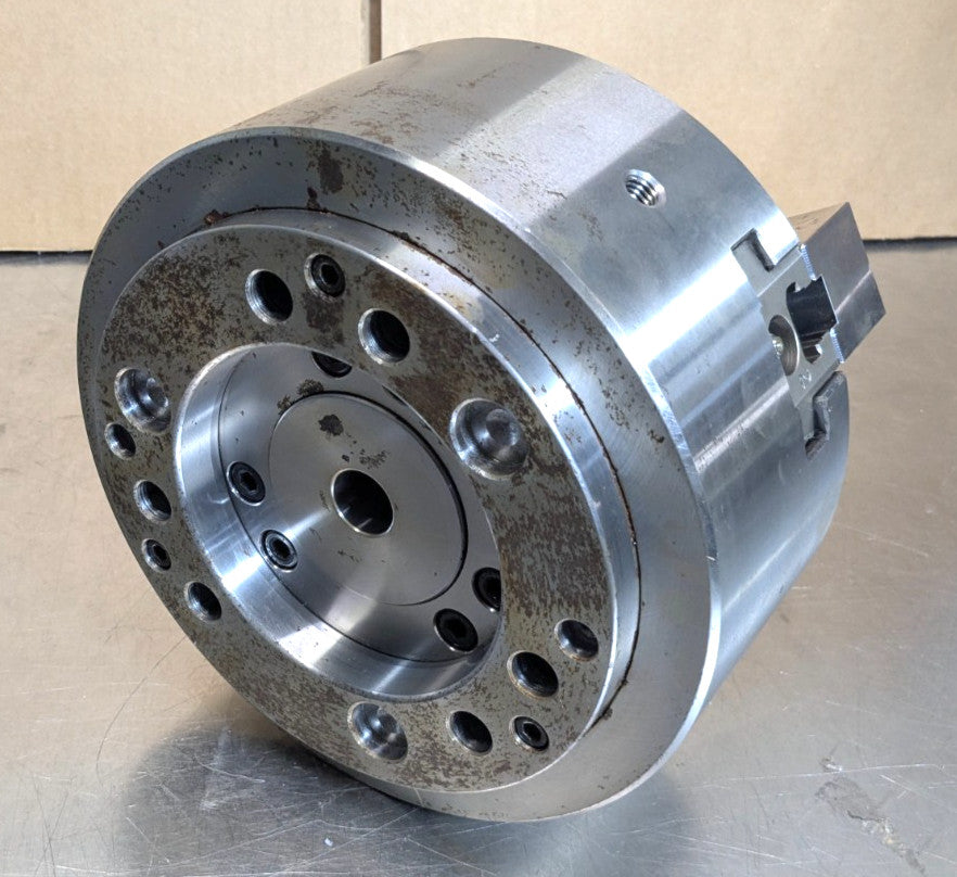 ATLAS WORKHOLDING Hydraulic Lathe Chuck  8" Diameter  3-Jaw  A2-6 Mount  AT
