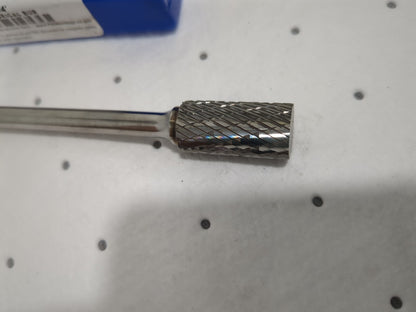 Abrasive Bur SA-5L6 1/2 Cut Dia Cylinder w/ Flat End Double Cut 00457531