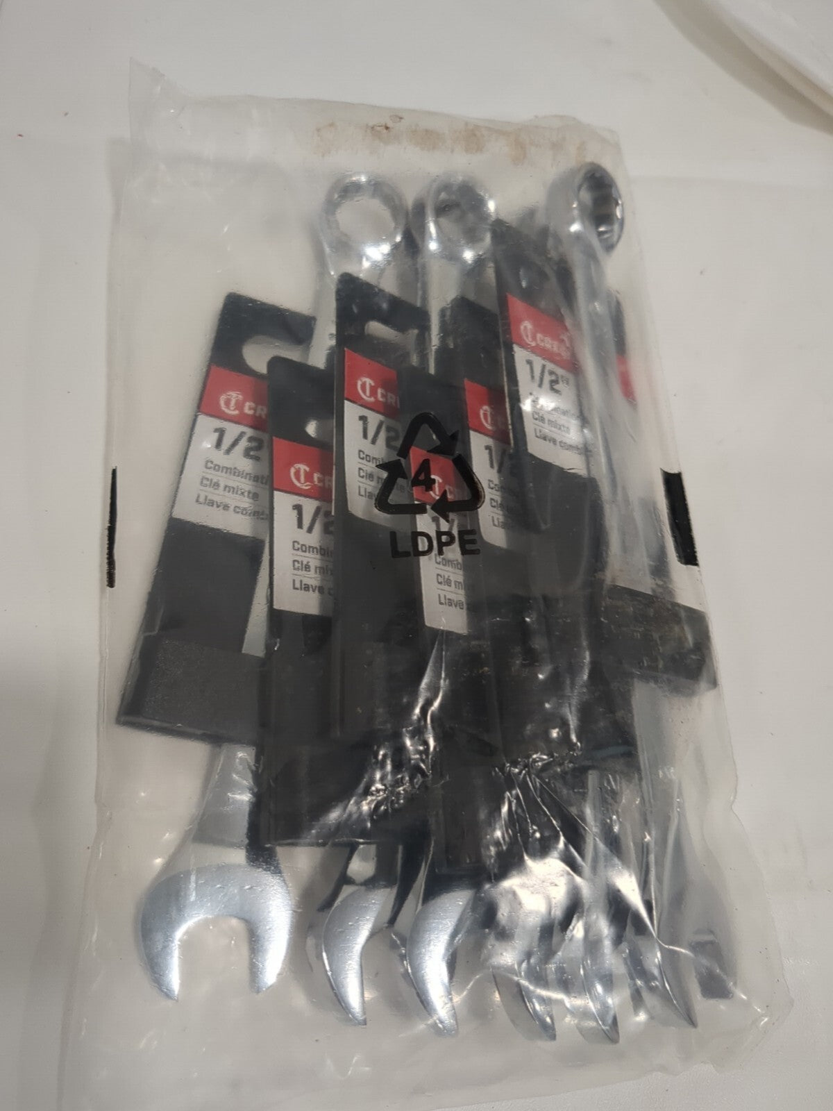 CRESCENT 6pc Combination Wrench: 1/2" Head Size CCW5-05