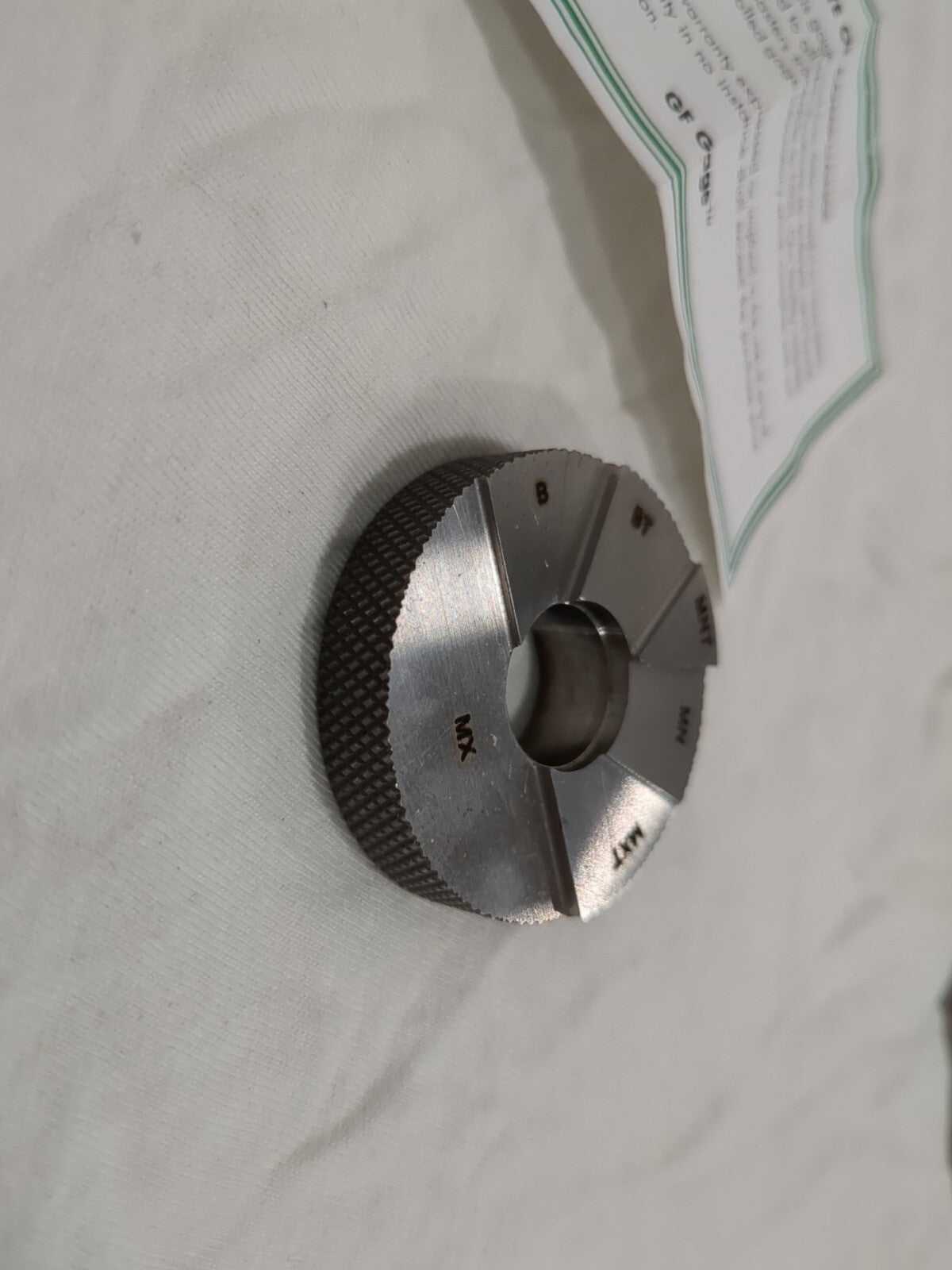 GF GAGE Threaded Pipe Ring: 1/4-18" NPTF, Class 6 Step T025018N6K