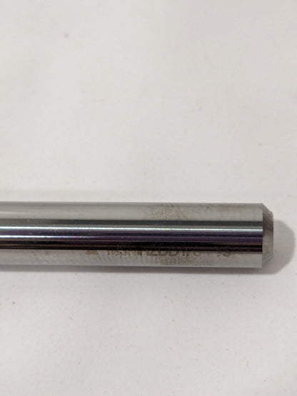 Mitsubishi Square End Mill: 1/8" Dia, 5/16" LOC, 3 Flute, Solid Carbide 494338