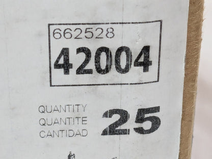 BOX OF 25 Norton NorZon Plus Grinding Wheels SGZ CA 27Type 4x1/8x3/8 66252842004