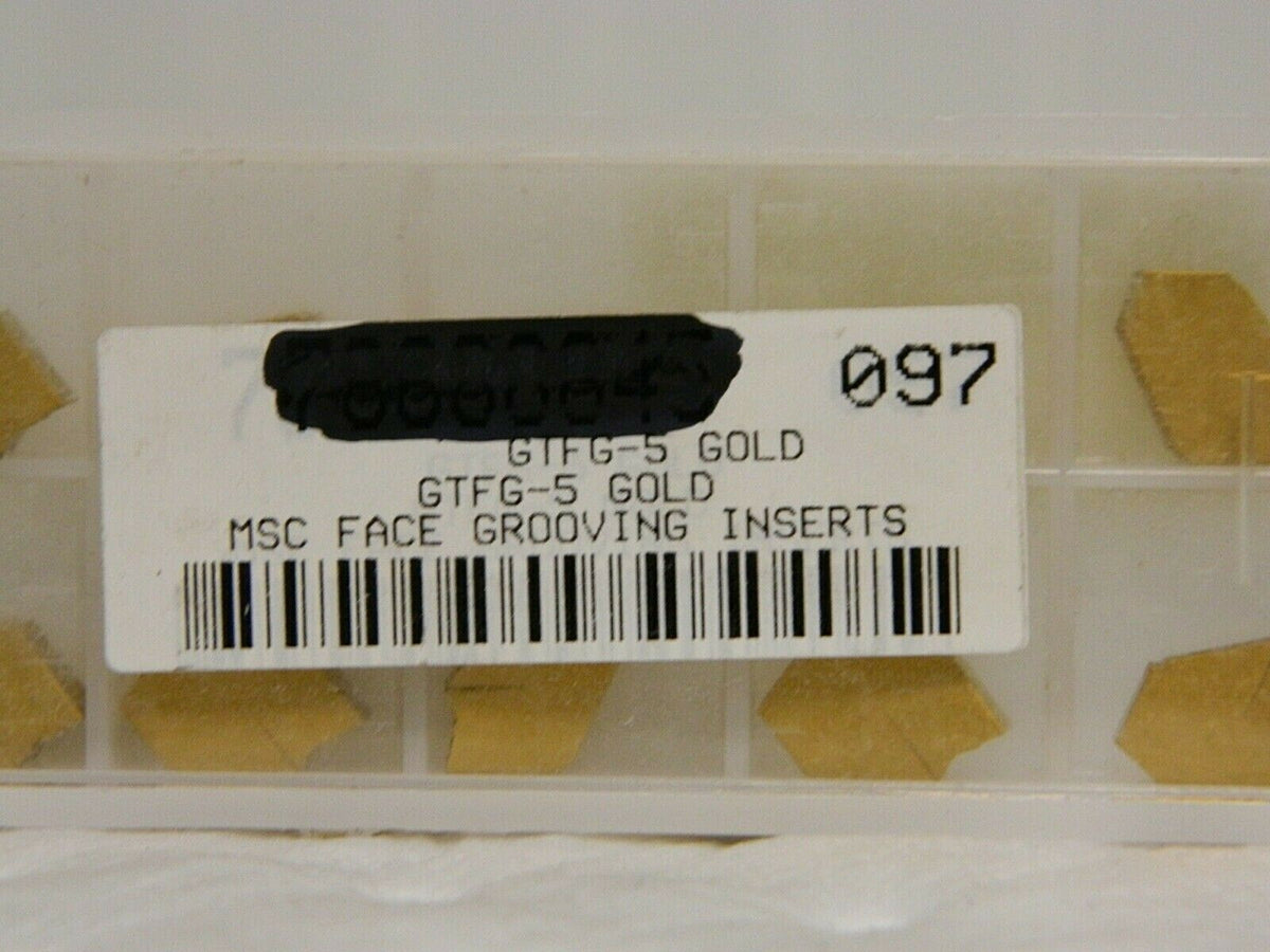 PRO GTFG 0.16" Cutting Width Carbide Grooving Insert QTY 10 78688645