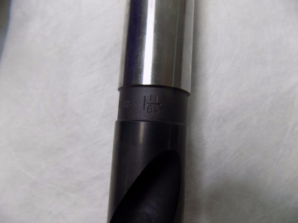 Nachi HSS Straight Shank Twist Drill 1 11/64" 118º RH Taper Lgth 2FL 014011