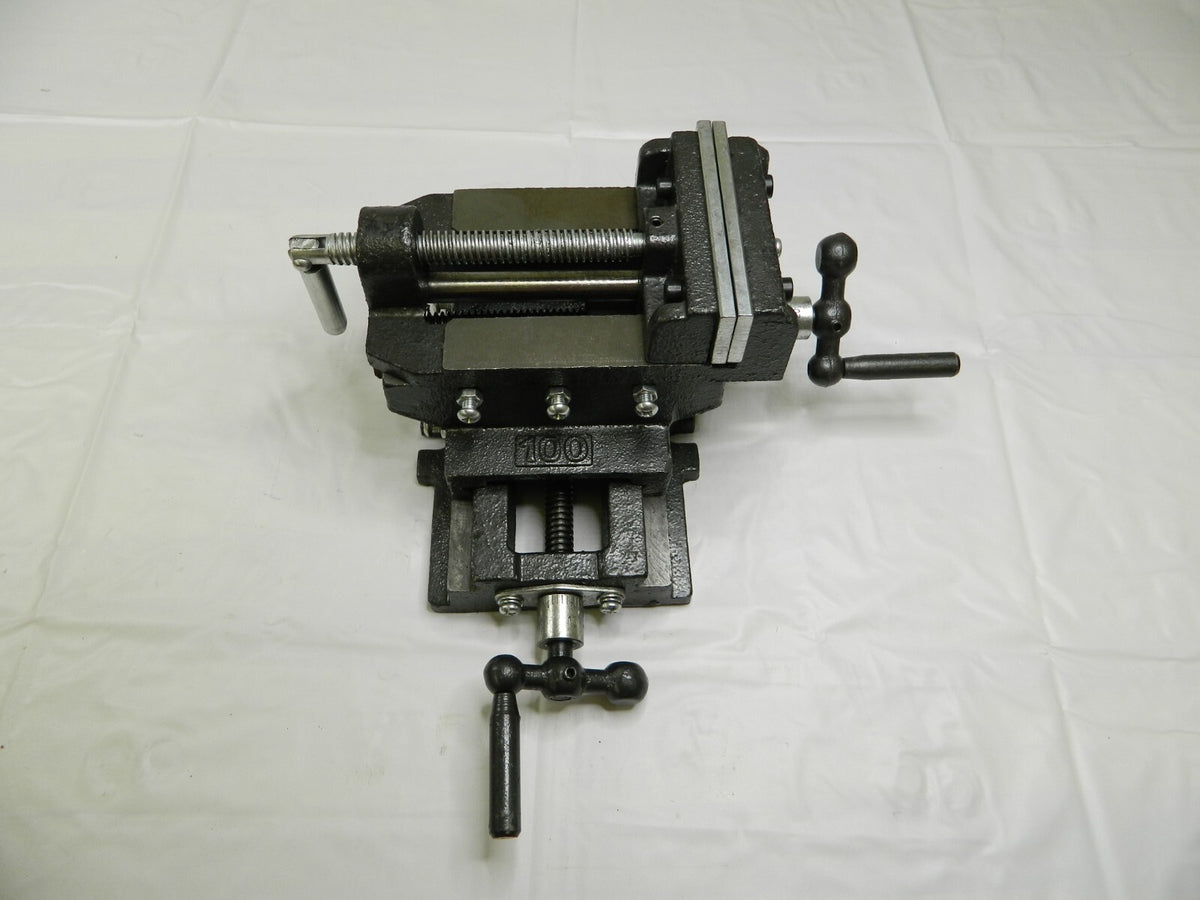 Horizontal Drill Press Vise 3-35/64 Jaw Opening 428-8314