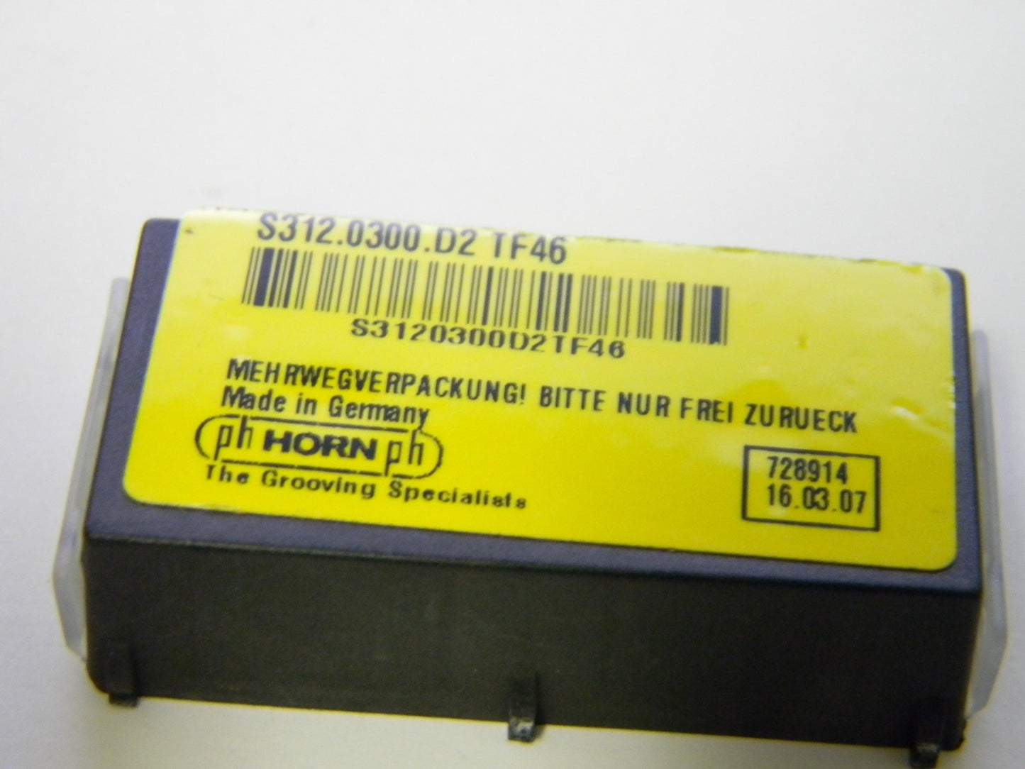 PH Horn S312.0300.D2 TF46 Carbide Inserts Qty. 4 35455534