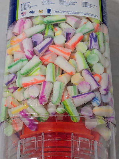Moldex Earplug Dispenser Refill: 500Pr, Foam, Taper End Shape, 33dB 6645 DAMAGED