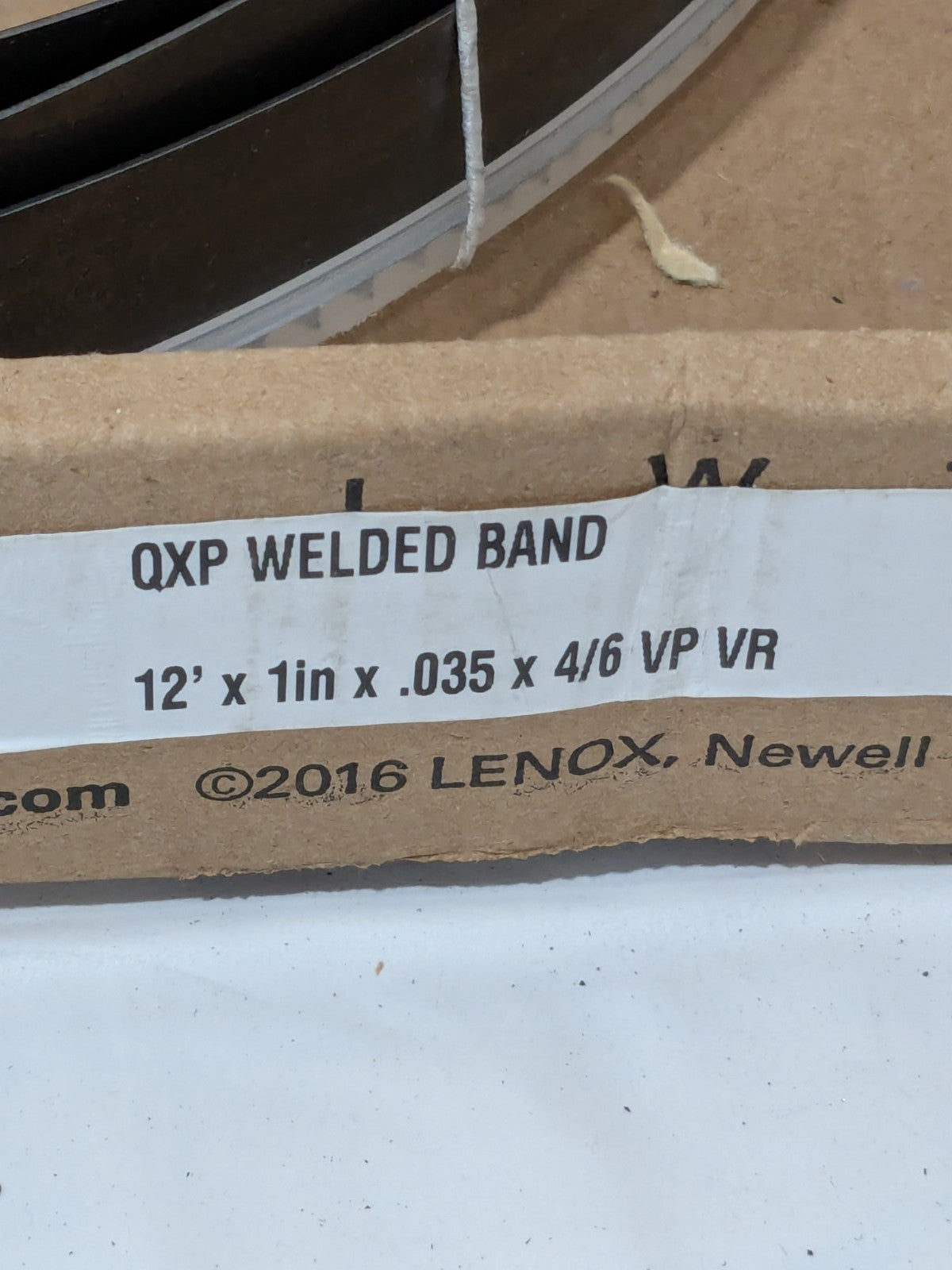 Lenox Welded Bandsaw Blade: 12' Long x 1" Wide x 4 to 6 TPI 89437QPB123660
