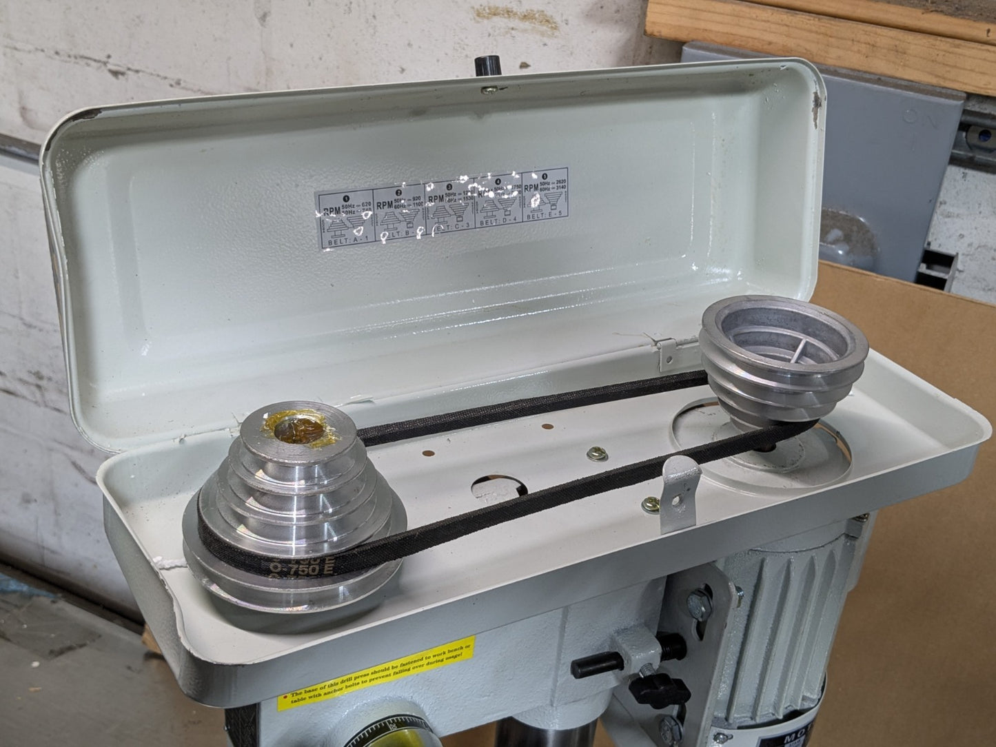 Enco Bench Drill Press 5-Speed 10" Swing 740 - 3140 RPM 1/2 HP 115v