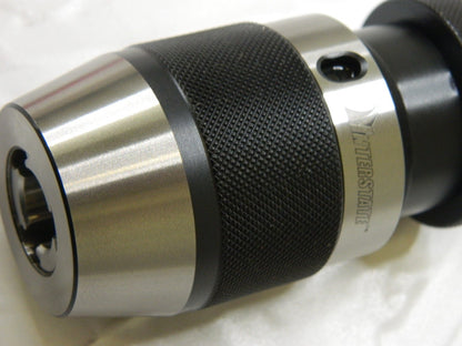 Drill Chuck: 1/64 to 1/2 Capacity, Integral Shank Mount,3MT 54100578