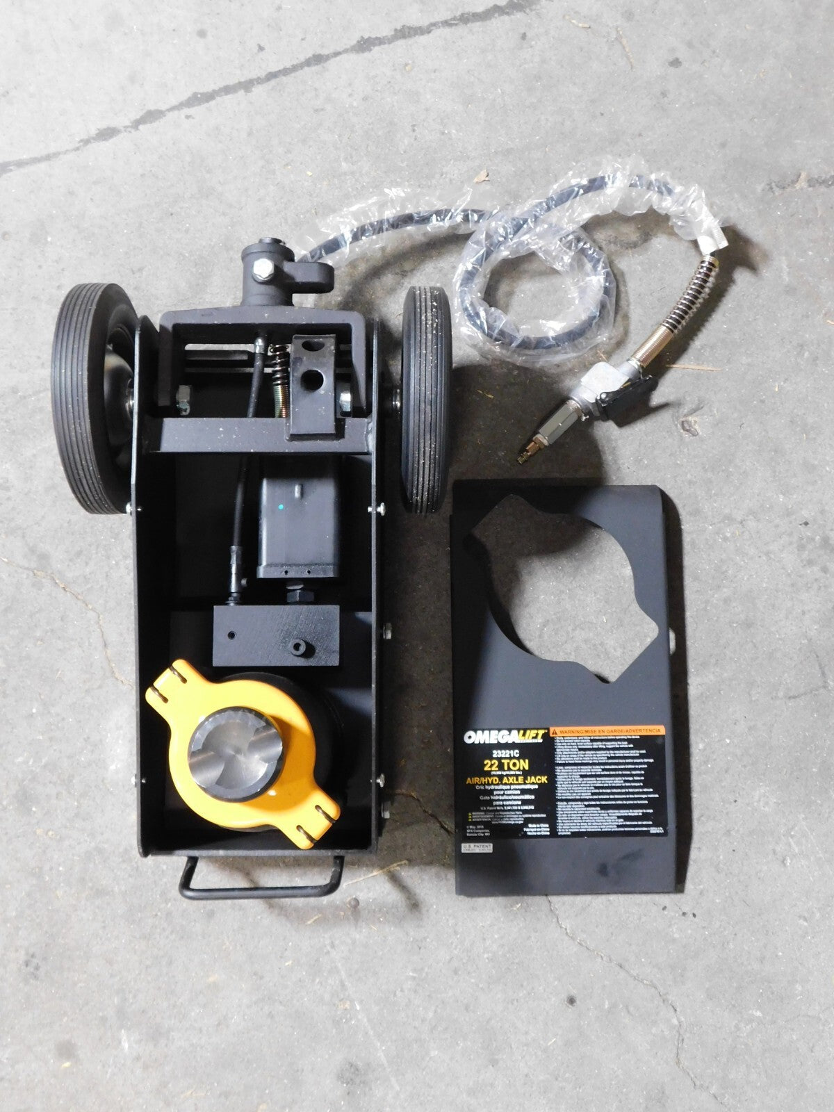 Omega Lift 22 Ton Capacity Air Lift Jack 9-7/8 to 20-1/4" H 23221C PARTS/REPAIR