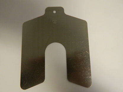 Precision  4" Long x 100 mm Wide x 0.7 mm Thick Slotted Shim Stock QTY 10 8