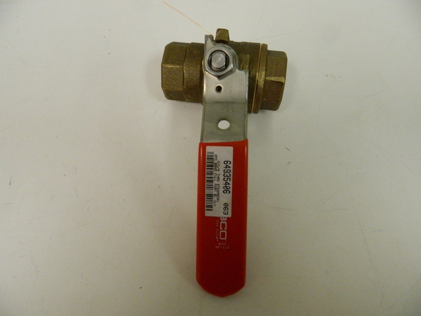 Nibco Ball Valve 1-1/4" Threaded Full Port Stainless Steel Trim #T-585-70-6