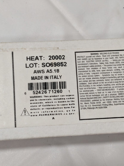 WELDER'S CHOICE Brazing Alloy: Carbon Steel, 1/8" Dia, 36" Long, 10 LBS ER70S2