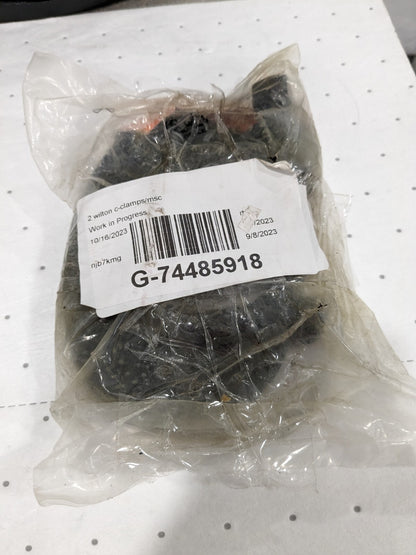 WILTON C-Clamp: 2-3/8" Max Opening, 1-7/8" Throat Depth 14536