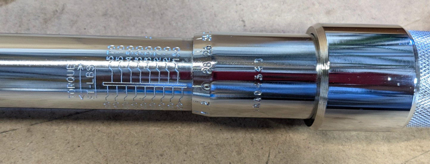 PROTO  3/4" Ratcheting Torque Wrench   120 to 600 FT-LB   41-7/16" OAL   J6020AB