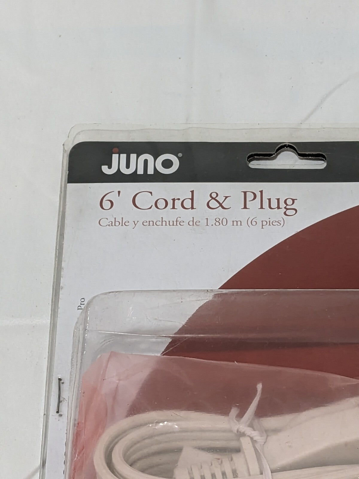 Juno Lighting 6’ Cord And Plug Connector 3-Wire White ULH-CP-WH