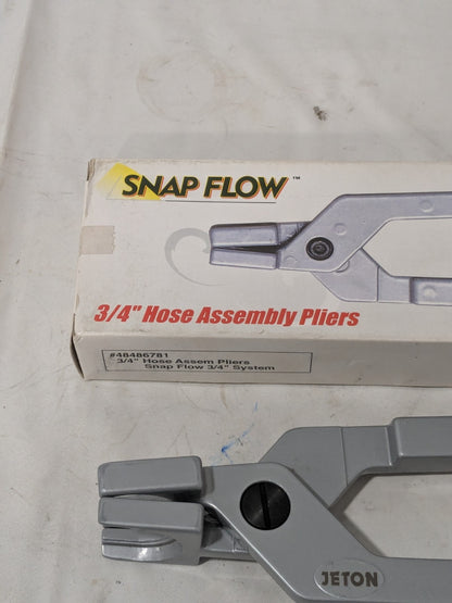 Snap Flow Coolant Hose Assembly Pliers 3/4" Hose Inside Dia 48486781