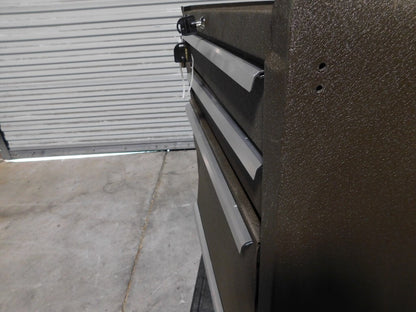 KENNEDY Steel Tool Roller Cabinet 3 Drawers Tubular Key Lock 273XB Damaged
