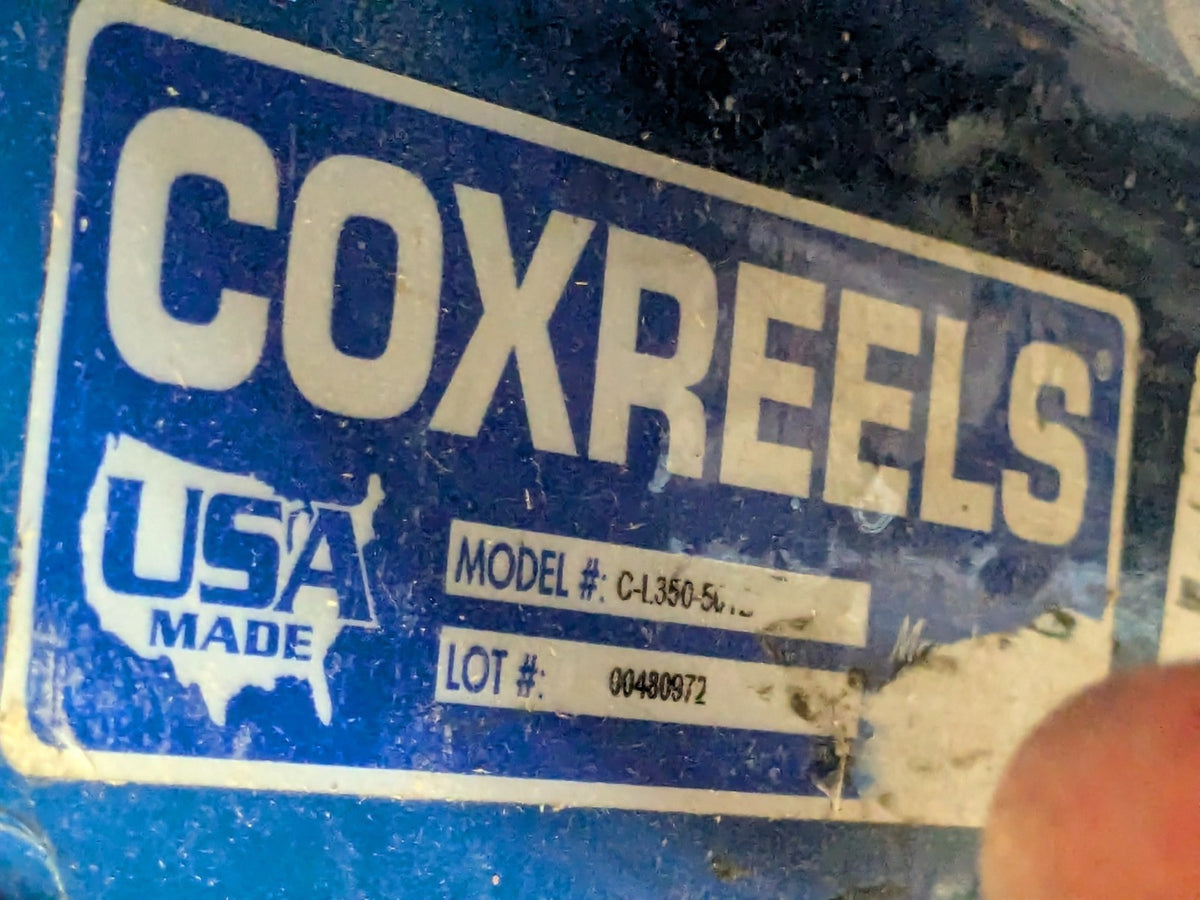 CoxReels Spring Return Combo Air Hose / Power Cord Reel 50 FT. Parts / Repair