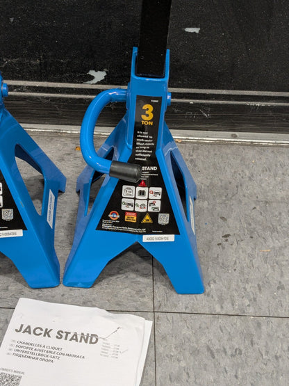 3 Ton Load Capacity Ratcheting Jack Stand (1 Pair) T43002