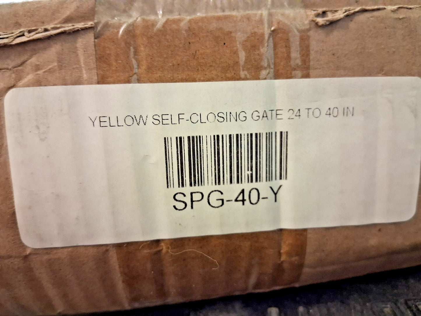 Vestil Steel Self Closing Rail Saftey Gate SPG-40-Y
