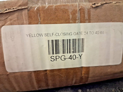 Vestil Steel Self Closing Rail Saftey Gate SPG-40-Y