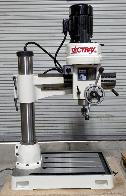 VECTRAX Radial Arm Drill 38-1/2" Swing 1.5 hp  220V with Stand *Scratch &am
