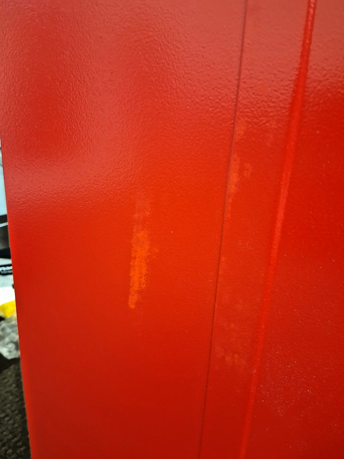 Kennedy Red Steel Side Cabinet 5 Drawer 185XR