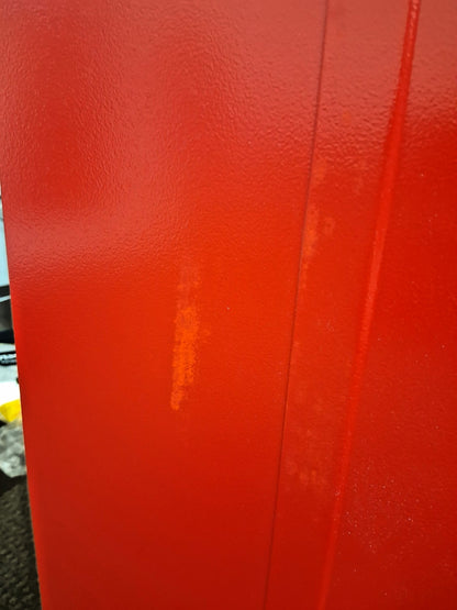 Kennedy Red Steel Side Cabinet 5 Drawer 185XR