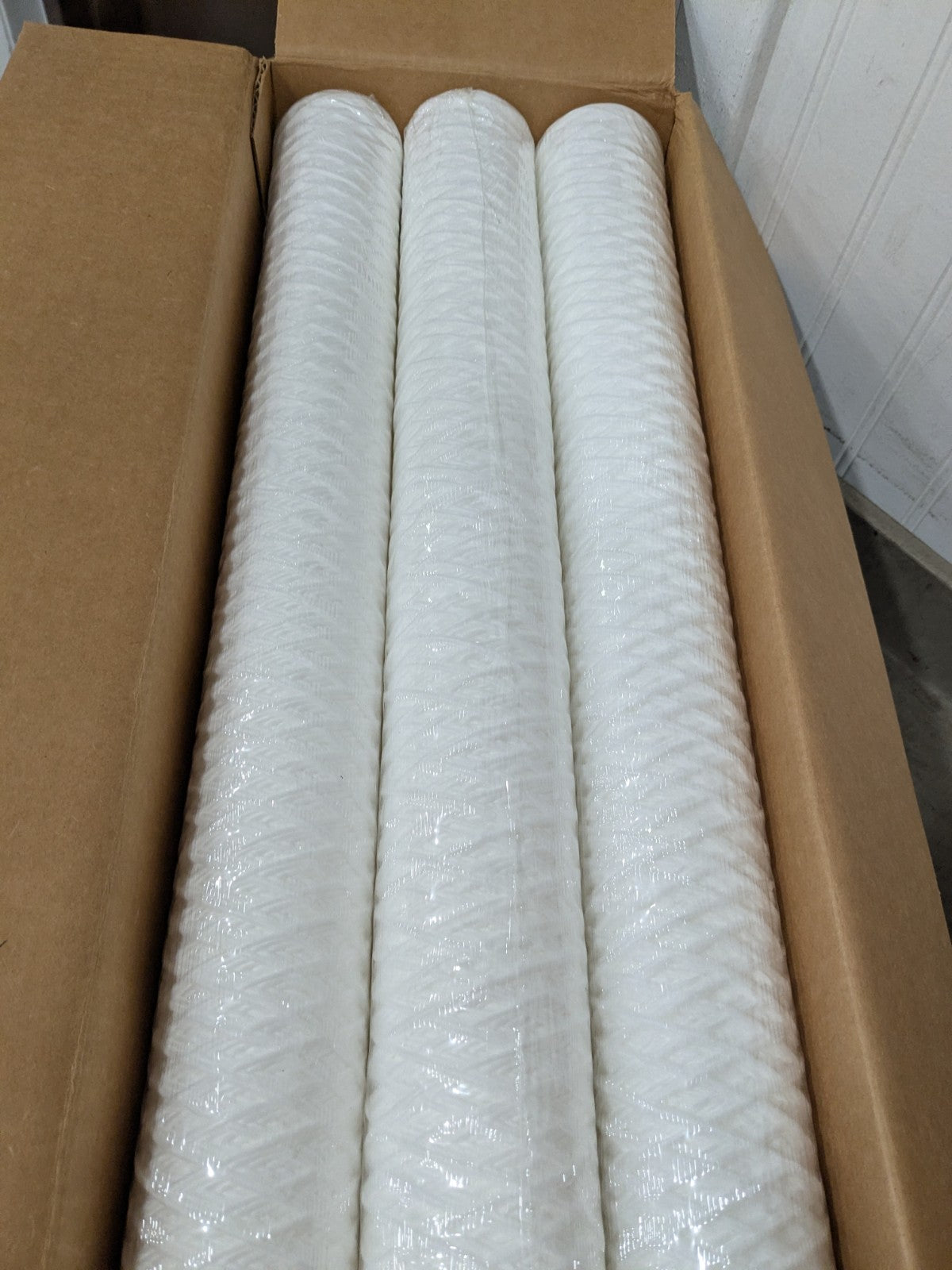 Parker Plumbing Cartridge Filter: 2-1/2" OD, 30" Long, 1 micron T39R30