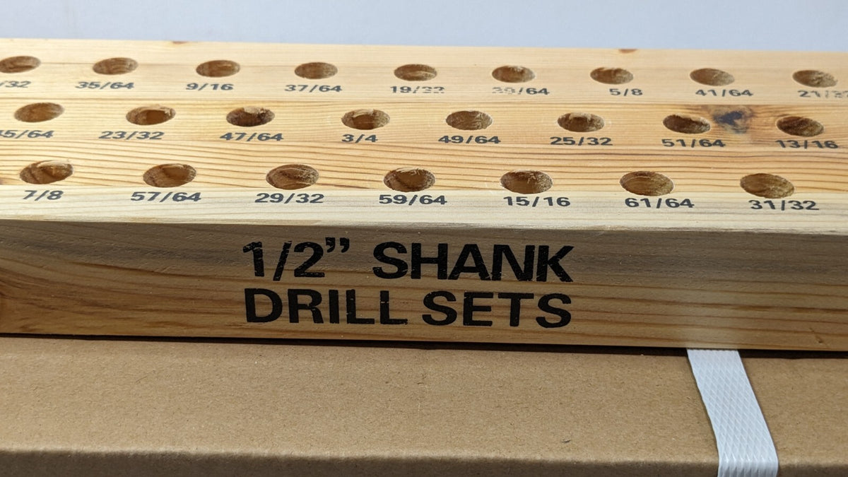 Interstate 32 Piece Drill Bit Set HHS 33/64" to 1" X 64nds X 1/2" SD 79981890
