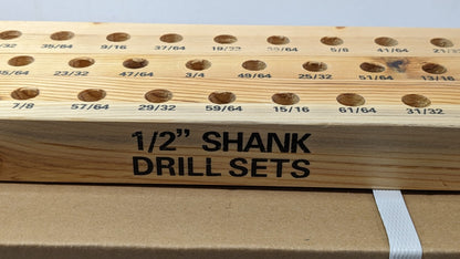 Interstate 32 Piece Drill Bit Set HHS 33/64" to 1" X 64nds X 1/2" SD 79981890
