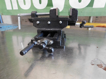 Cross Slide Drill Press Vise 5 1/16"Opening
