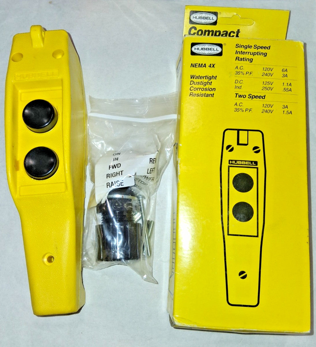 Hubbell Wiring Device-Kellems Pendant Control Station Momentary 2NO CPB22