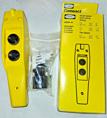 Hubbell Wiring Device-Kellems Pendant Control Station Momentary 2NO CPB22