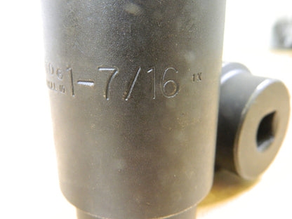 PROTO Impact Socket: 1/2" Drive 6-Point, 3-1/2" OAL Size 1-7/16" Qty 2 J7346H