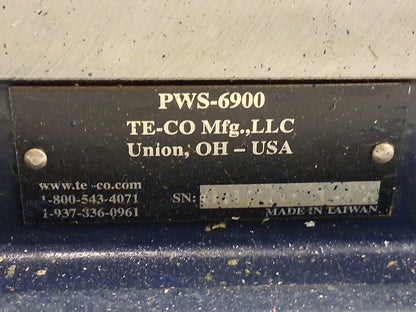 TE-CO Machine Vise Single Station 5.94" Jaw Width 9" Jaw Opening PWS-6900