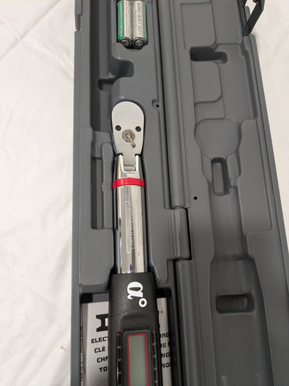 Proto 3/8" Drive Electronic Ratchet Torque Wrench, 5-99FT/LB J6012EA