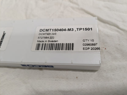 SECO Turning Insert: DCMT431-M3 TP1501, Carbide 02960897