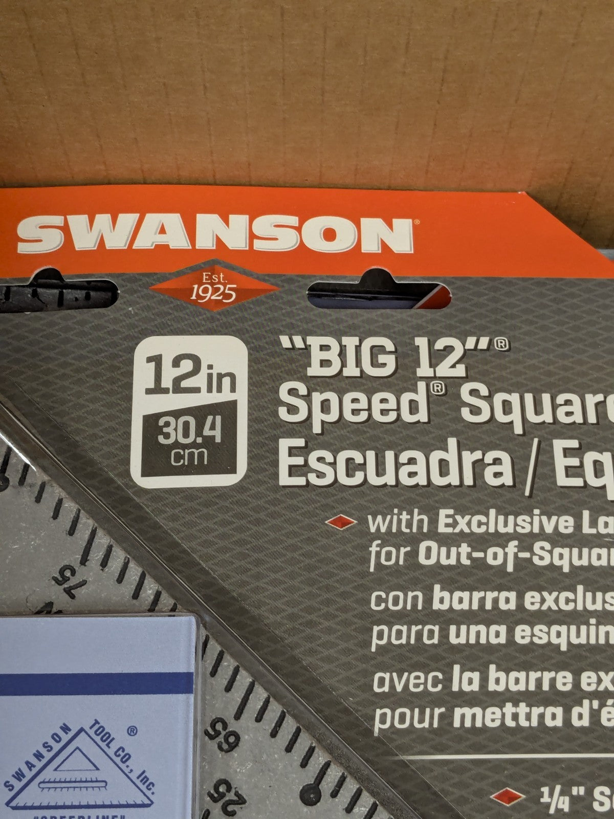 Swanson 12" Blade x 12" Base, Aluminum Rafter Square Qty 5 S0107