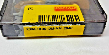 Sandvik Coromant Carbide Milling Inserts R390-18 06 12M-MM 2040 Qty 7 5746052