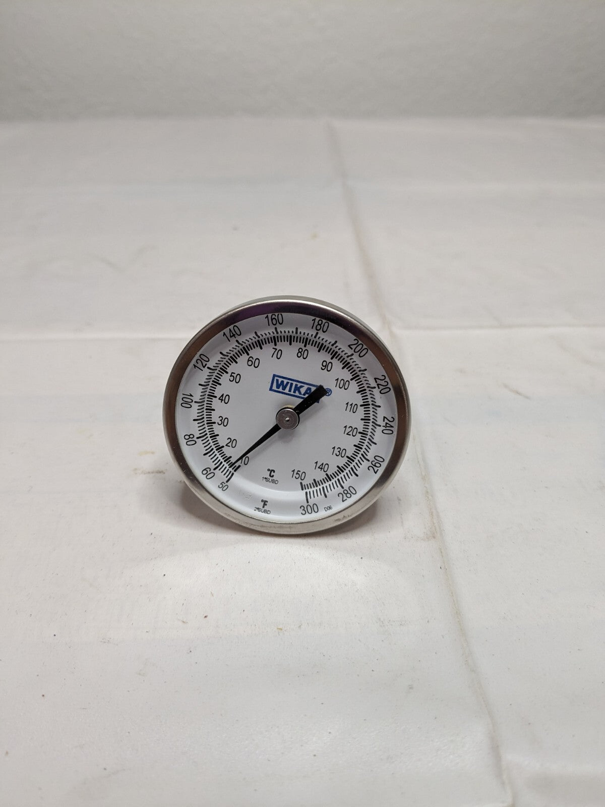 WIKA Bimetal Dial Thermometer: 50 to 300 ° F, 2-1/2" Stem Length 20025D008G2